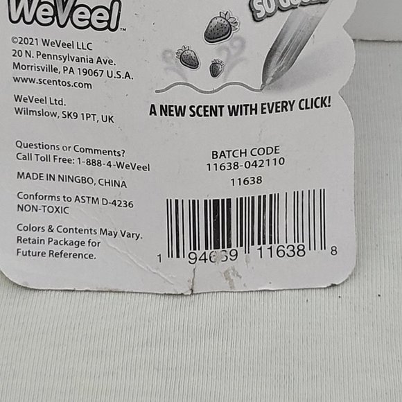 Scentos Scented Rainbow Pen 10 Colors Sweet Smelling Scents-One Pen-Fun Novelty - Picture 3 of 3